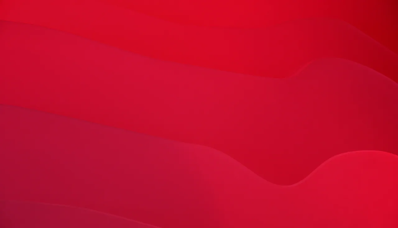 Larte website pages and an iMac showing the Larte home page on a red background
