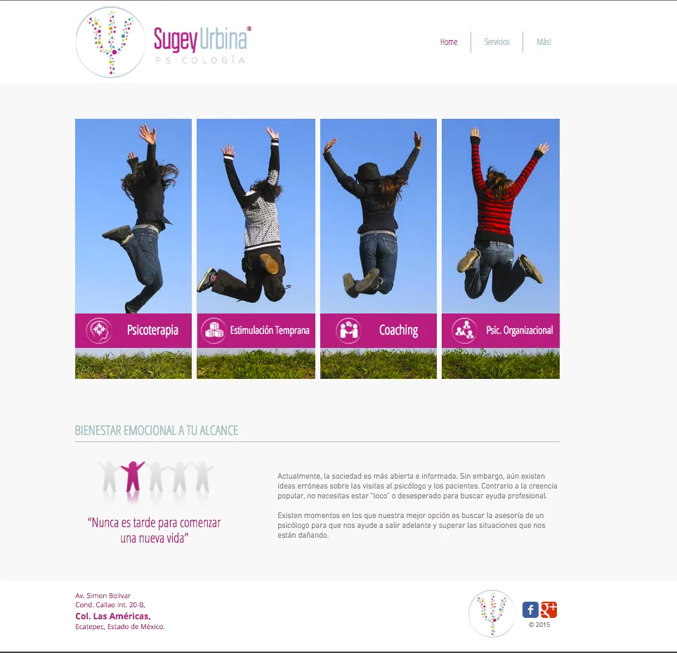 Sugey Urbina website