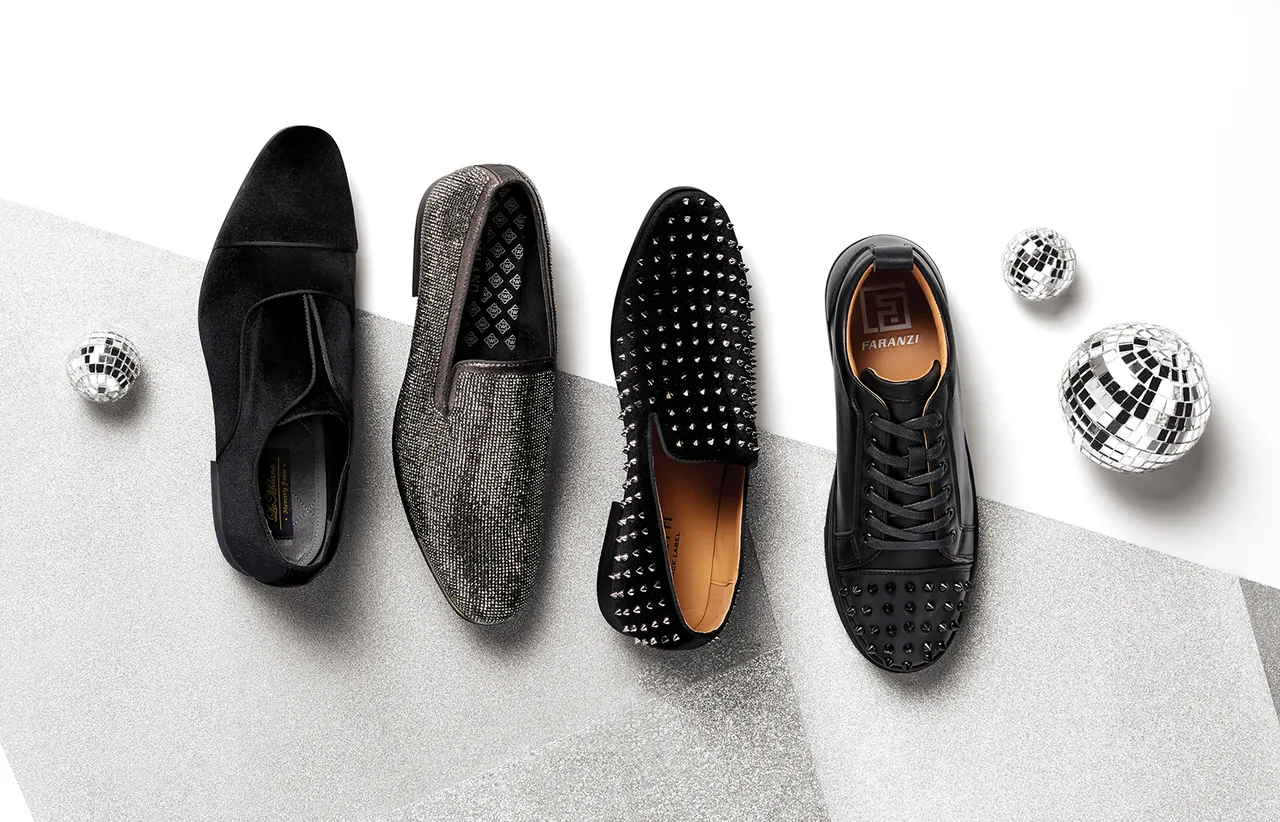 Still life of men’s dress shoes