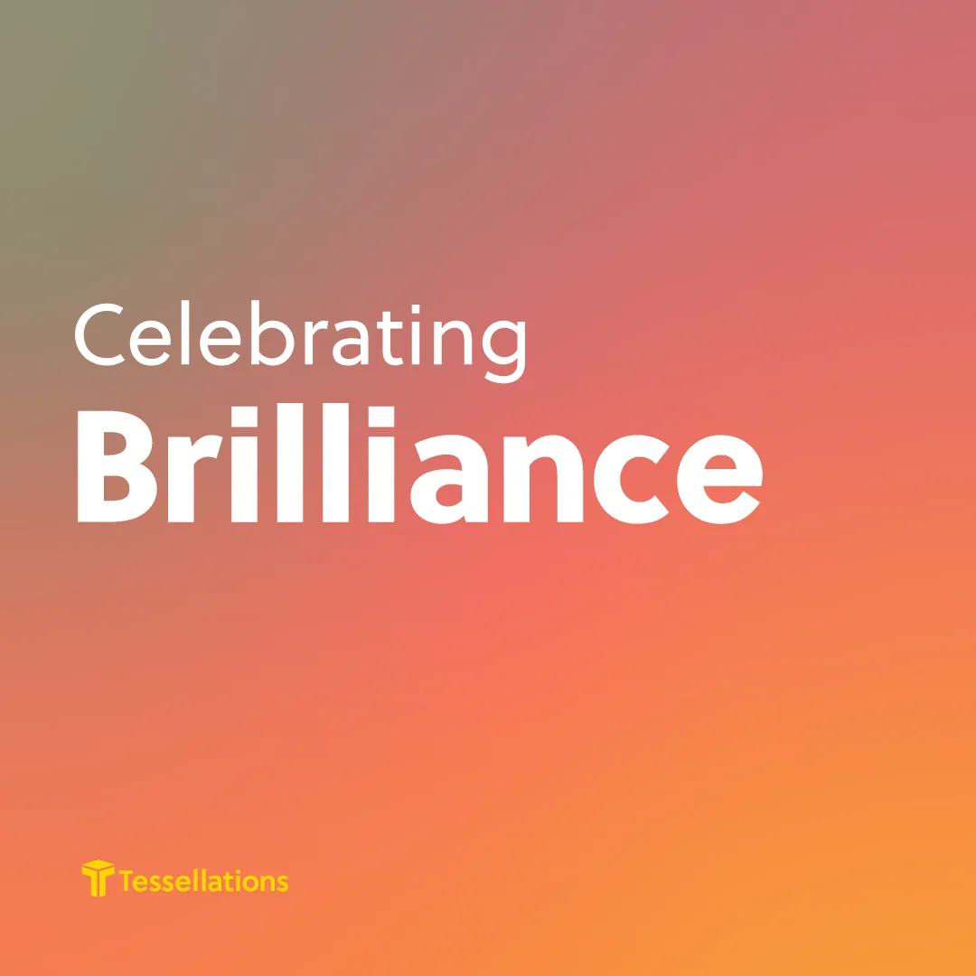 Carousel slide one: Celebrating Brilliance on coral